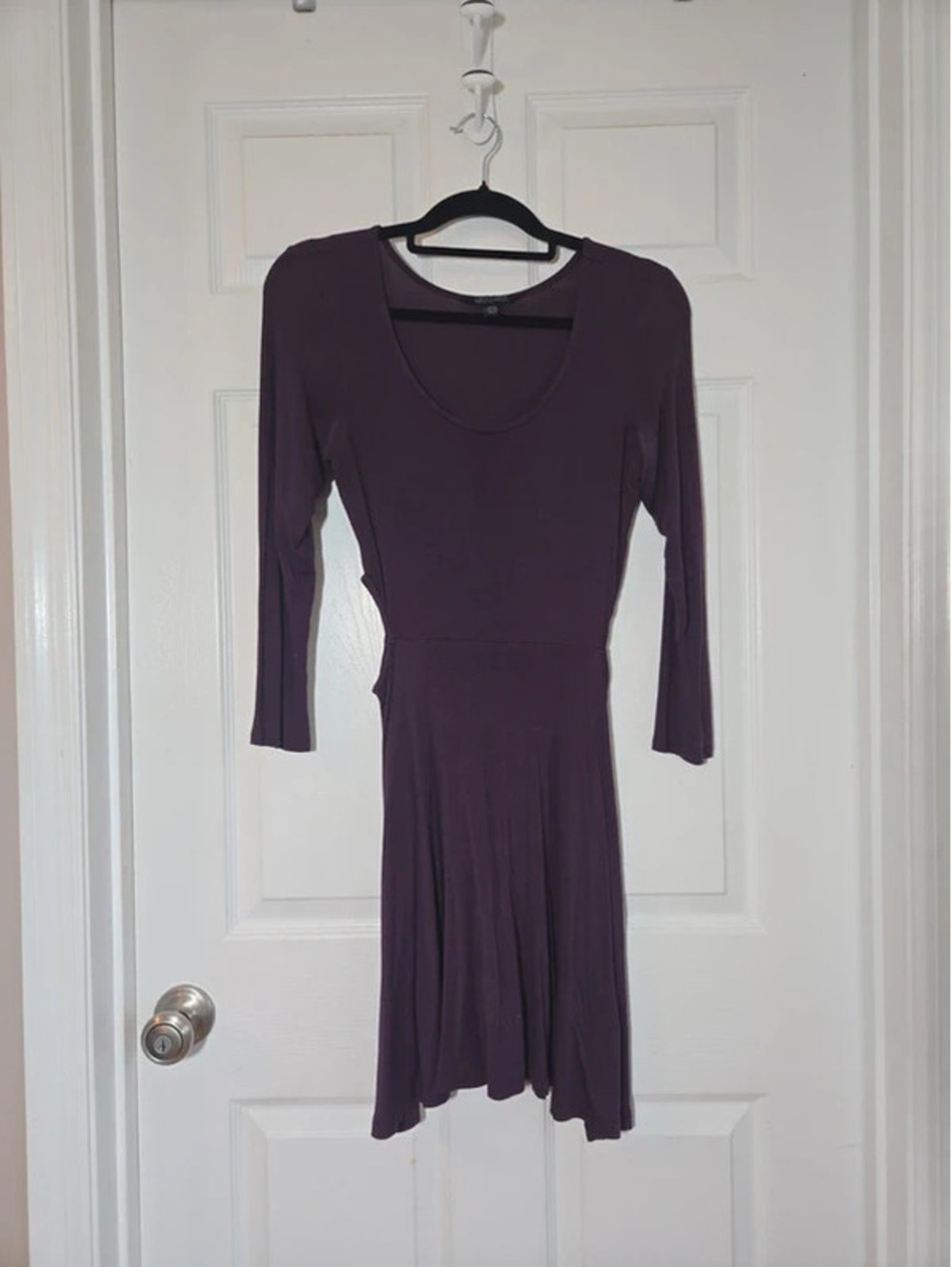 American Eagle purple dress with cutouts